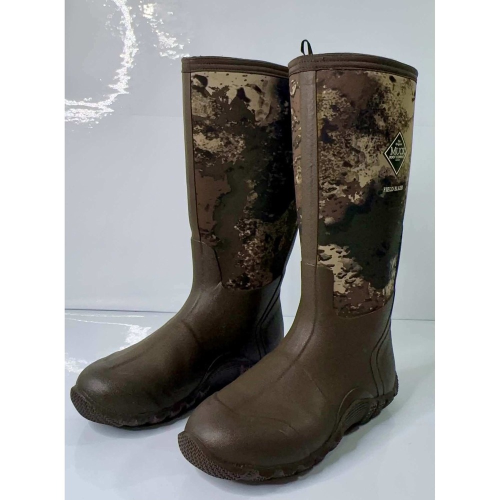 Muck Boot Company Field Blazer Camo Waterproof Hunting Boots Mens 8 Womens 9